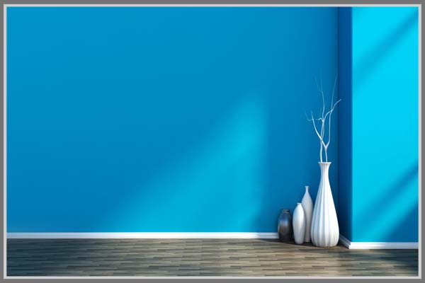 Cat tembok warna biru